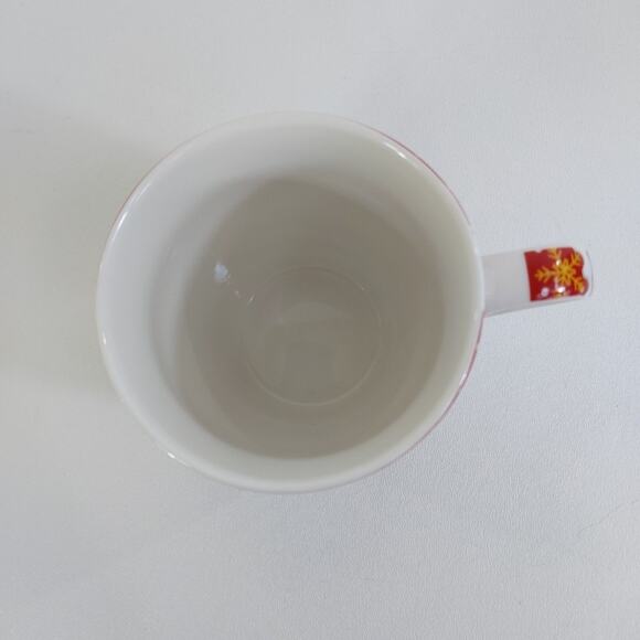 VTG All For You Holiday Coffee Cup‎ Mug Fireplace Stockings USA - Picture 3 of 4